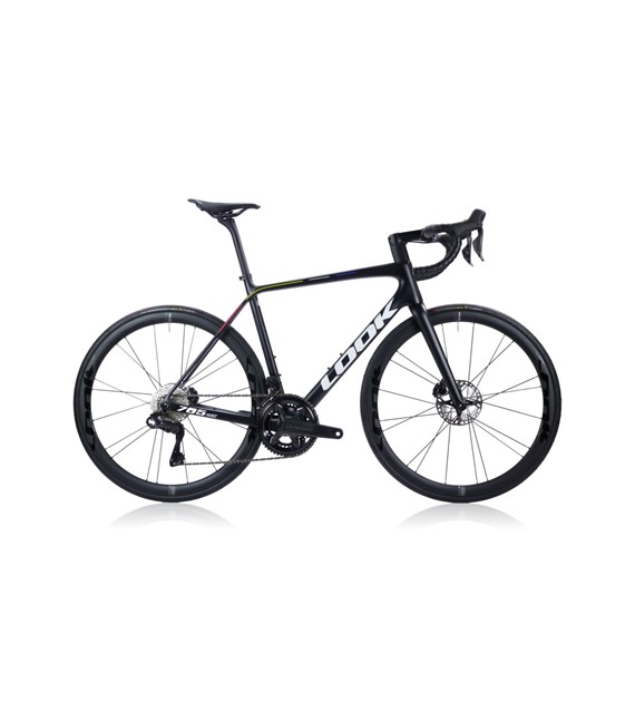 Rower Look 2024 785 Huez 2 Pro Team Black Satin/ Black Glossy, Ultegra Di2, Look R38D XS