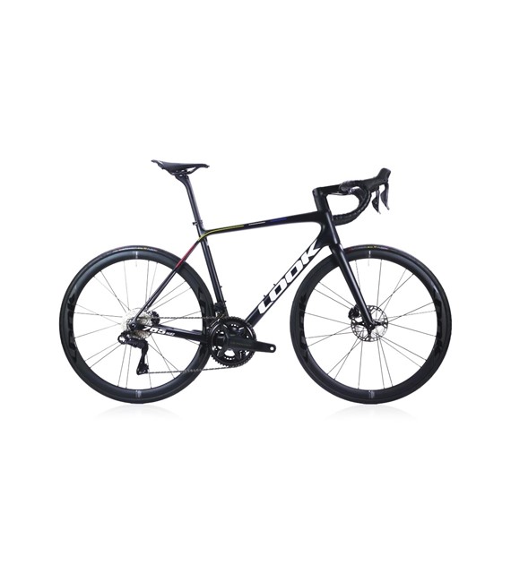 Rower Look 2024 785 Huez 2 Pro Team Black Satin/ Black Glossy, Ultegra Di2, Look R38D XL