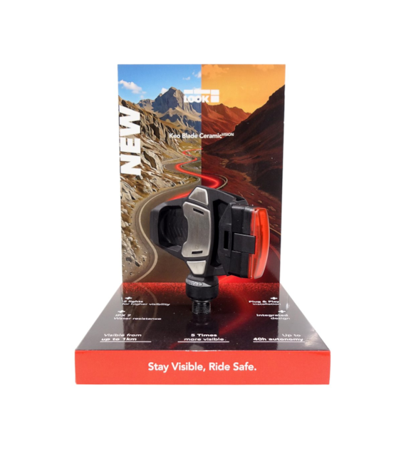 Ekspozytor Look Keo Blade Ceramic Vision Pedal Display, na jeden pedał