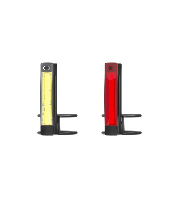 Lampa Knog Plus Twinpack przód + tył czarny
