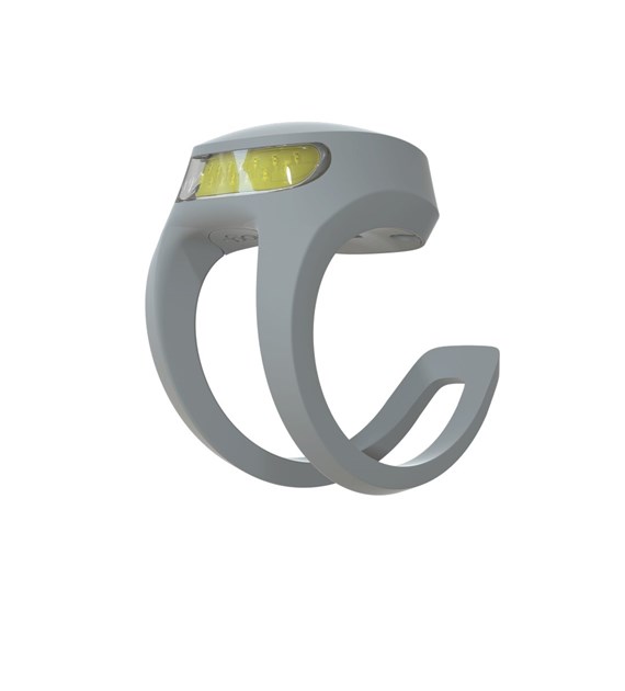 Lampa Knog Frog V3 przód szara
