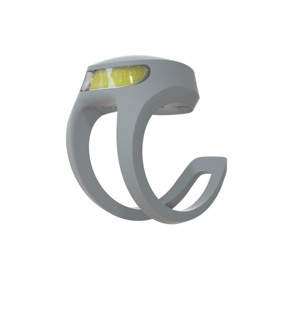 Lampa Knog Frog V3 przód szara