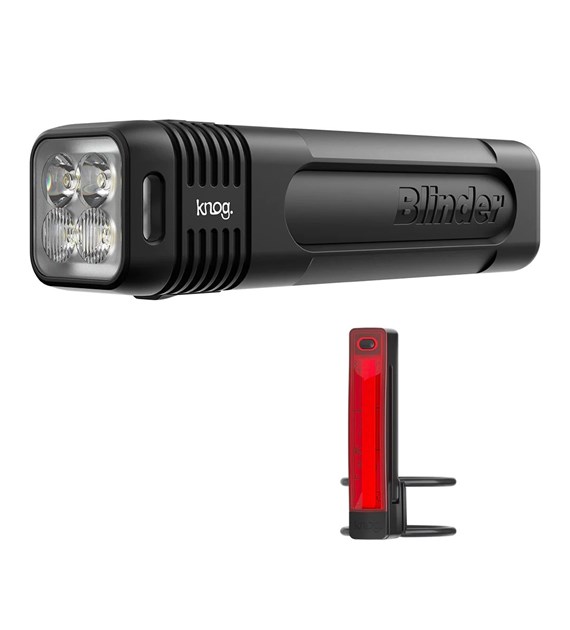 Lampa Knog Blinder Pro 600 + Knog Plus tył