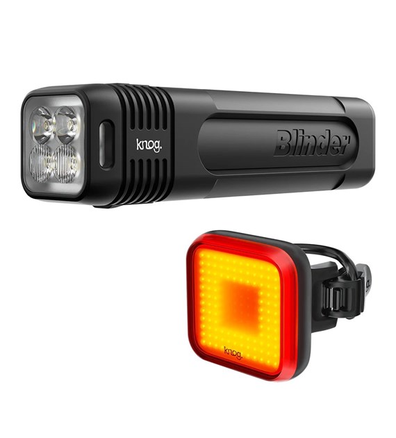 Lampa Knog Blinder Pro 1000 + Blinder Square tył