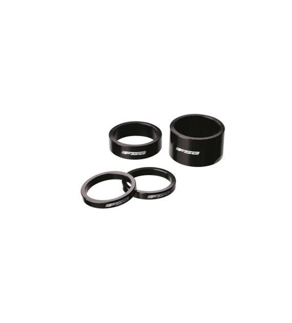 Podkładka na rurę widelca FSA Alloy Spacer 1-1/8 x5mm czarna FSA logo