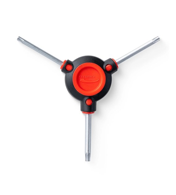 Klucz torx Feedback Sports, trójramienny 3-Way Torx Wrench - (T25, T27, T30)