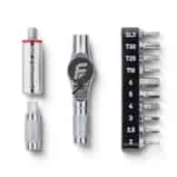 Klucz dynamometryczny Feedback Sports,  Reflex Fixed Torque Ratchet Kit, 5Nm  z grzechotką i zestawem bitów