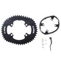 Zębatki Osymetric FC-R9100/8000 110mm zewnętrzna, czarny 54/44, zestaw