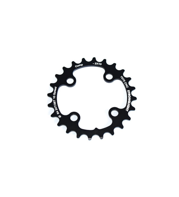 Zębatka Stronglight 7075 typ 2x10 64mm 10s wewnętrzna, czarny 24