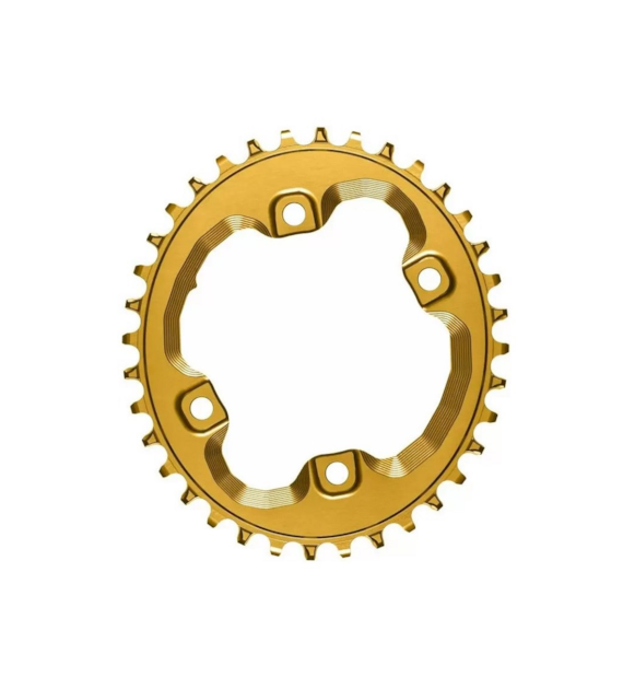 Zębatka Absoluteblack Oval 96mm Shimano XT8000/SLX7000 złoty, 32
