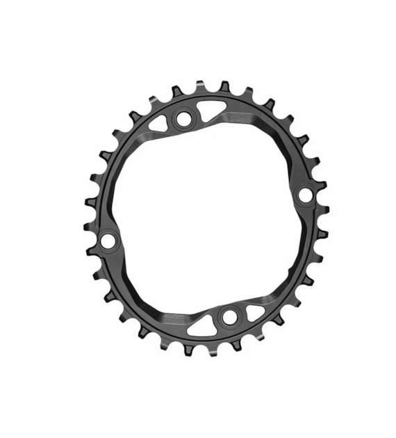 Zębatka Absoluteblack Oval 104mm, Shimano HG+ 12s, czarny 34