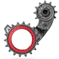 Wózek przerzutki Absoluteblack HollowCage V2 Carbon Ceramic Sram Etap AXS 12s, czerwony