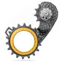 Wózek przerzutki Absoluteblack HollowCage V2 Carbon Ceramic R9200, złoty