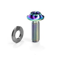 Śruba Absoluteblack Titanium Flat Mount Bolt M5 x 15mm, złota