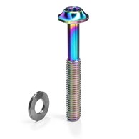 Śruba Absoluteblack Titanium Flat Mount Bolt M5 x 32mm, rainbow