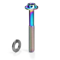 Śruba Absoluteblack Titanium Flat Mount Bolt M5 x 32mm, rainbow