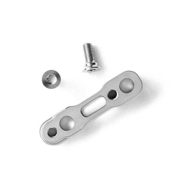 Adapter tylni Flat-Mount AbsoluteBLACK do hamulców Sram, titanium