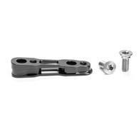 Adapter tylni Flat-Mount AbsoluteBLACK do hamulców Shimano, czarny