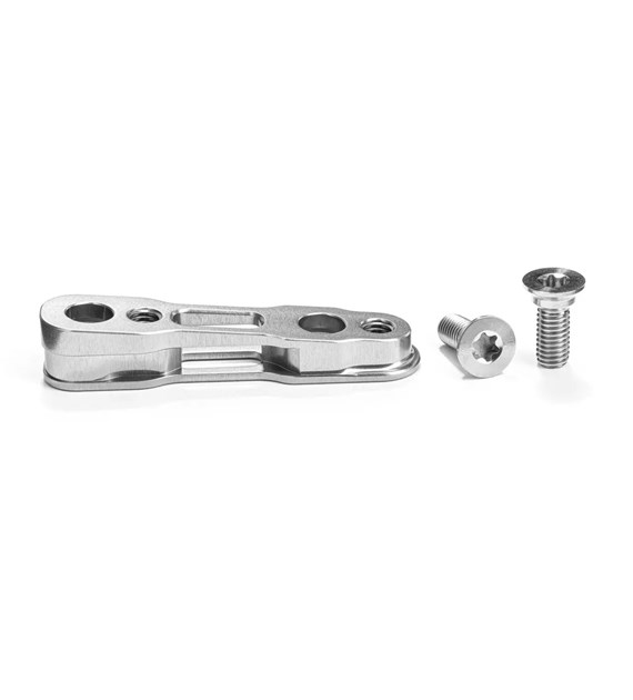 Adapter tylni Flat-Mount AbsoluteBLACK do hamulców Shimano, titanium