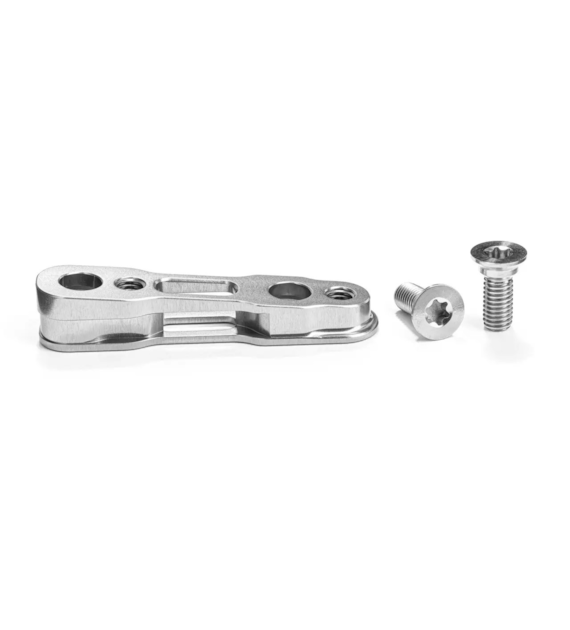 Adapter tylni Flat-Mount AbsoluteBLACK do hamulców Shimano, titanium