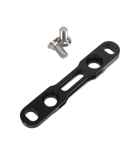 Adapter przedni Flat-Mount AbsoluteBLACK do hamulców Shimano, Specialized SL8, czarny