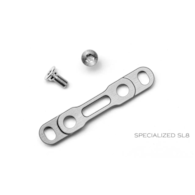 Adapter przedni Flat-Mount AbsoluteBLACK do hamulców Shimano, Specialized SL8, titanium
