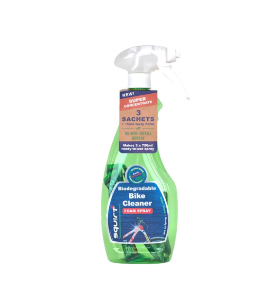 Preparat Squirt Bike Cleaner Foam Spray 750ml (3x30ml Super Concentrate)