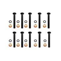 Wentyle Orange Seal Versa Valve 48mm, zestaw 10szt - wentyl, nakrętka, o-ring