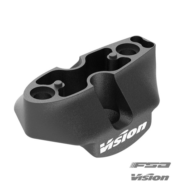 Adapter Vision TFE EVO/TFE Pro Extensions to Cervelo P5 SB Black w/Vision Logo,V3180(CNC)