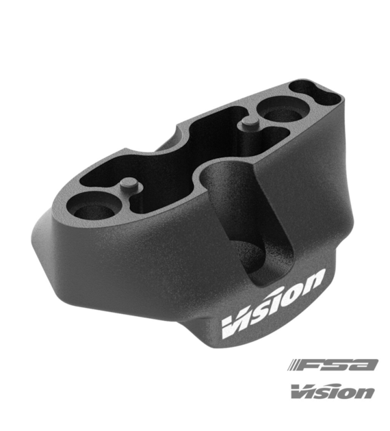 Adapter Vision TFE EVO/TFE Pro Extensions to Cervelo P5 SB Black w/Vision Logo,V3180(CNC)
