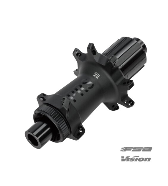 Piasta Vision tył Metron DB-CL X12 Anod Blk 24H SH11 U2149