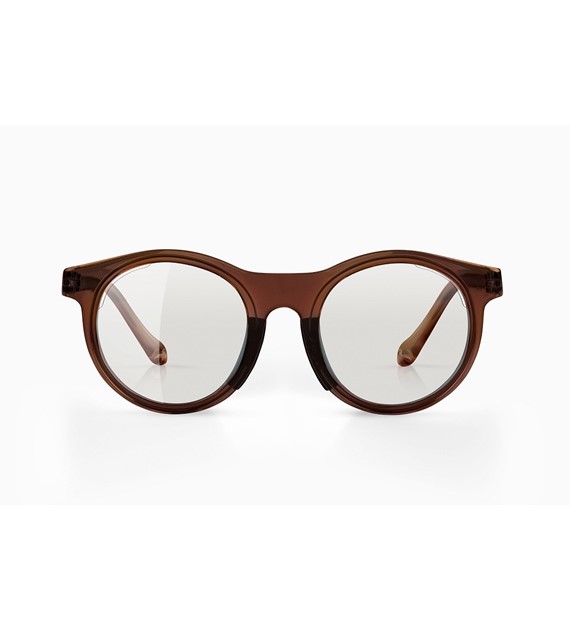 Okulary Alba Optics ANVMA LEI BROWN GLOSSY VZUM F-LENS RKT Photochromatic