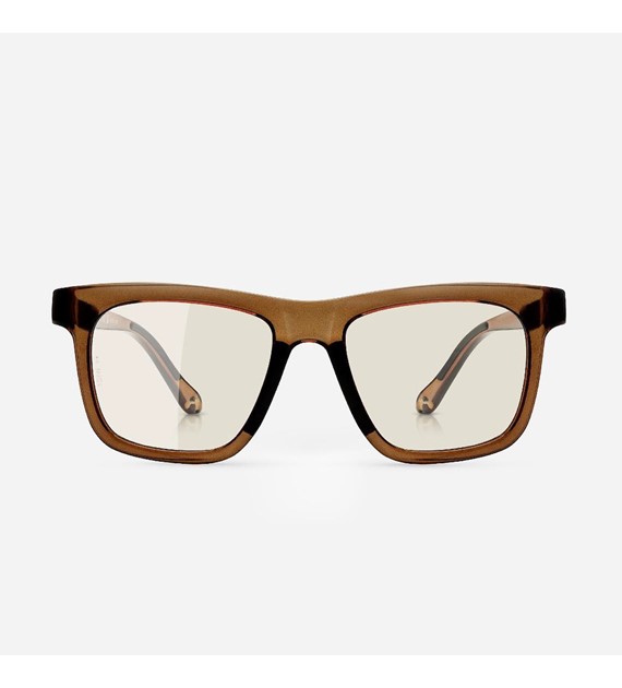 Okulary Alba Optics ANVMA V1 BROWN GLOSSY VZUM F-LENS ROCKET