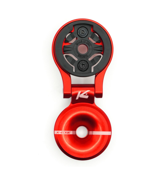 Uchwyt K-Edge do Garmin Race Stem Mount, Adjustable, z kapslem Top Cap, czerowny