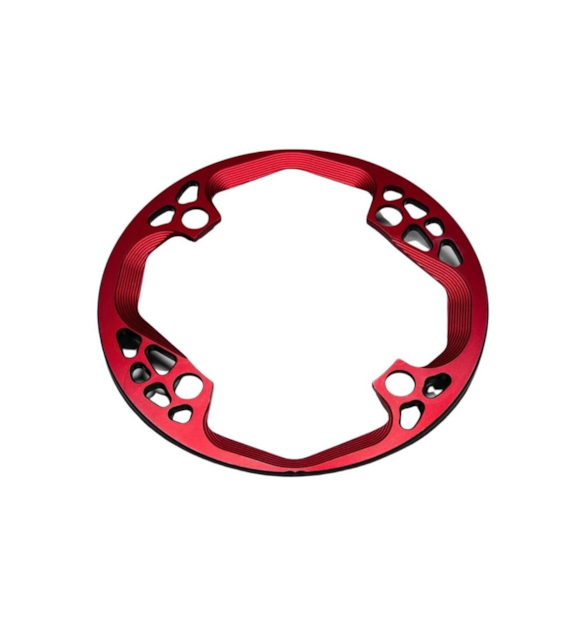 Osłona zębatki Absoluteblack Bashring 28-32t 104mm czerwony