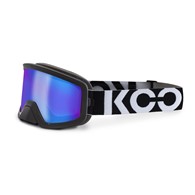 Gogle Koo Edge Black, Blue Mirror Lenses