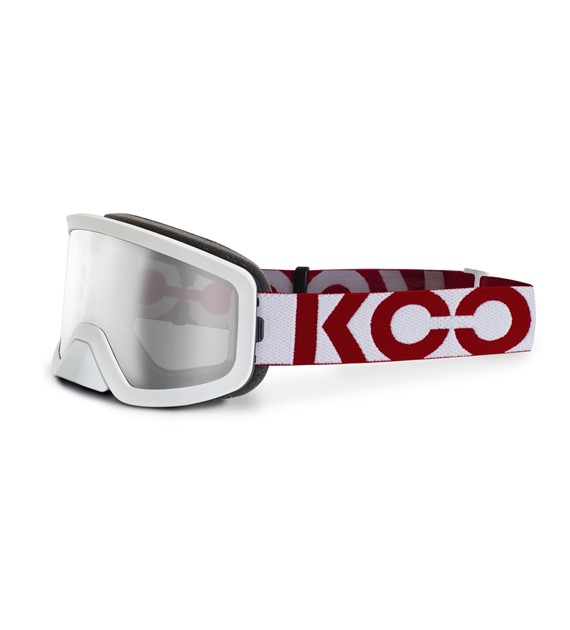 Gogle Koo Edge White, Clear Lenses