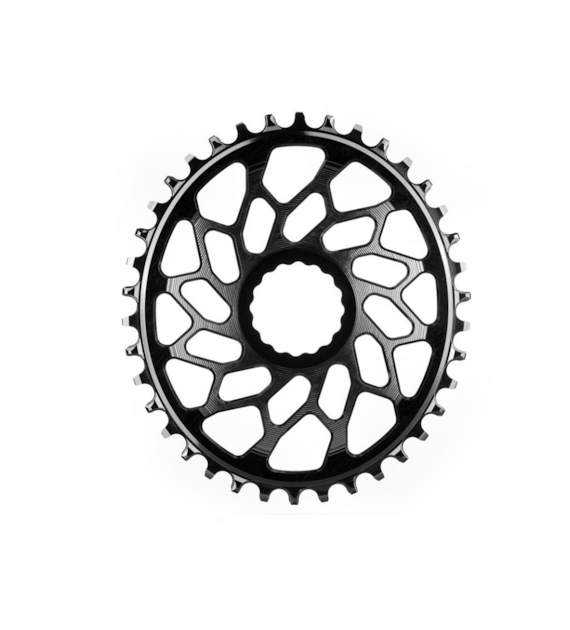 Zębatka Absoluteblack Oval Easton Cinch Direct Mount, czarny 38