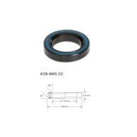 Łożysko sterowe Enduro Angular Contact ACB, ABEC-5, 6805 CC, 27,15x38x6,5 (36x45)