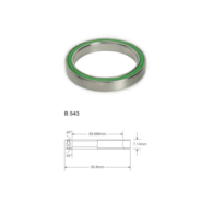 Łożysko sterowe Enduro Stainless B 543 LLB SS, 1 9/16x2x9/32 