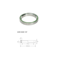 Łożysko sterowe Enduro Stainless ACB 4545 137 SS, 37x46,85x7 (45x45)