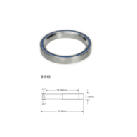 Łożysko sterowe Enduro Abec 3, B 543 2RS MAX, 1 1/16 x1,5 x9/32 