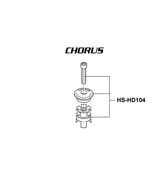 Korek Campagnolo Chorus do widelca 1.1/8 