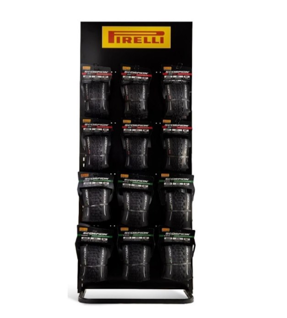 Ekspozytor Pirelli na opony Metal POS Road