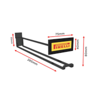 Wieszak Pirelli na opony Road Slatwall Hook