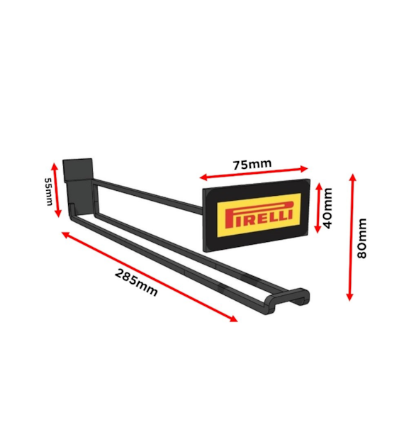 Wieszak Pirelli na opony Road Slatwall Hook