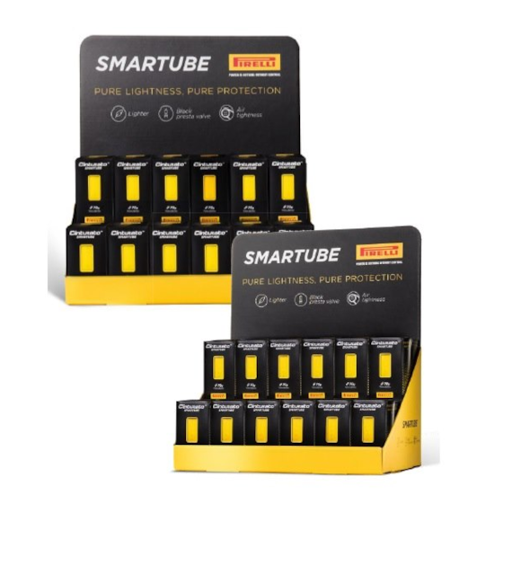 Ekspozytor Pirelli na dętki Smartube Desk Display