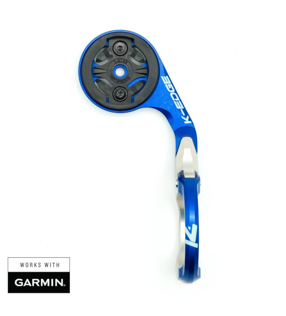 Uchwyt K-Edge do Garmin Race Mount, 31.8mm, niebieski