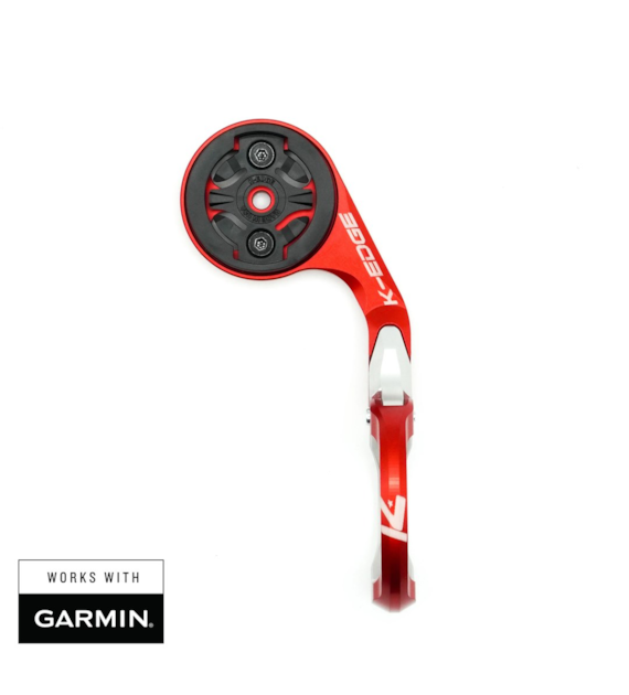 Uchwyt K-Edge do Garmin Race Mount, 31.8mm, czerwony