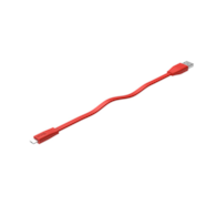 Kabel Knog USB-micro USB 23 cm, czerwony